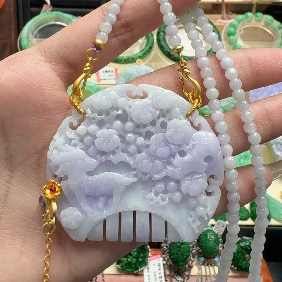 翡翠未镶嵌颈饰翡翠吊坠