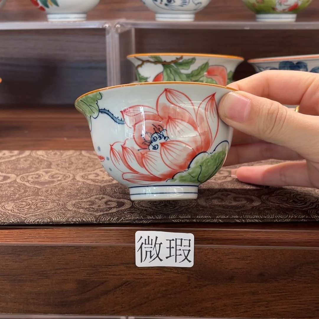 釉下老陶泥手工绘制