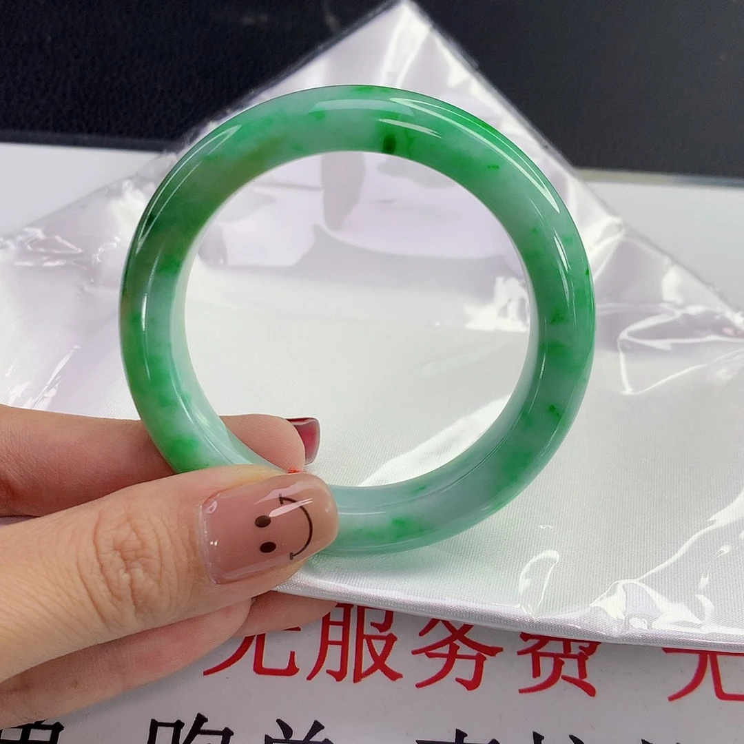 翡翠手镯未镶嵌天然翡翠A货01