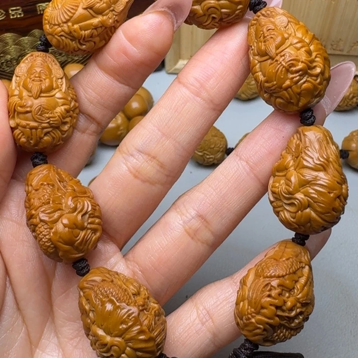 手串/手链橄榄核九龙财神