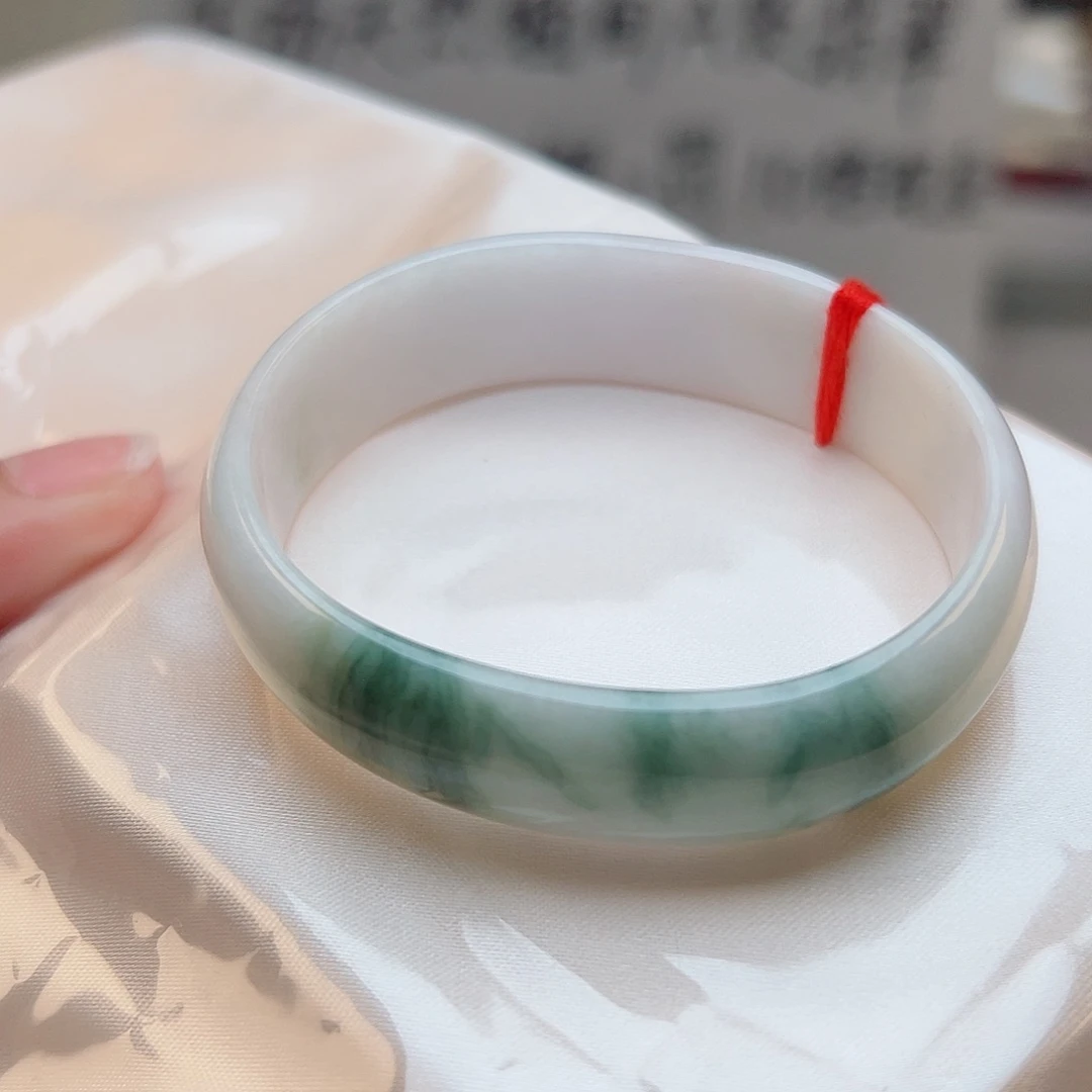 未镶嵌手镯翡翠53.7-贵妃0948