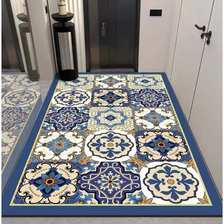 161【60x90cm】硅藻泥高级入户门家用进门防滑地垫门垫玄关蹭土脚垫