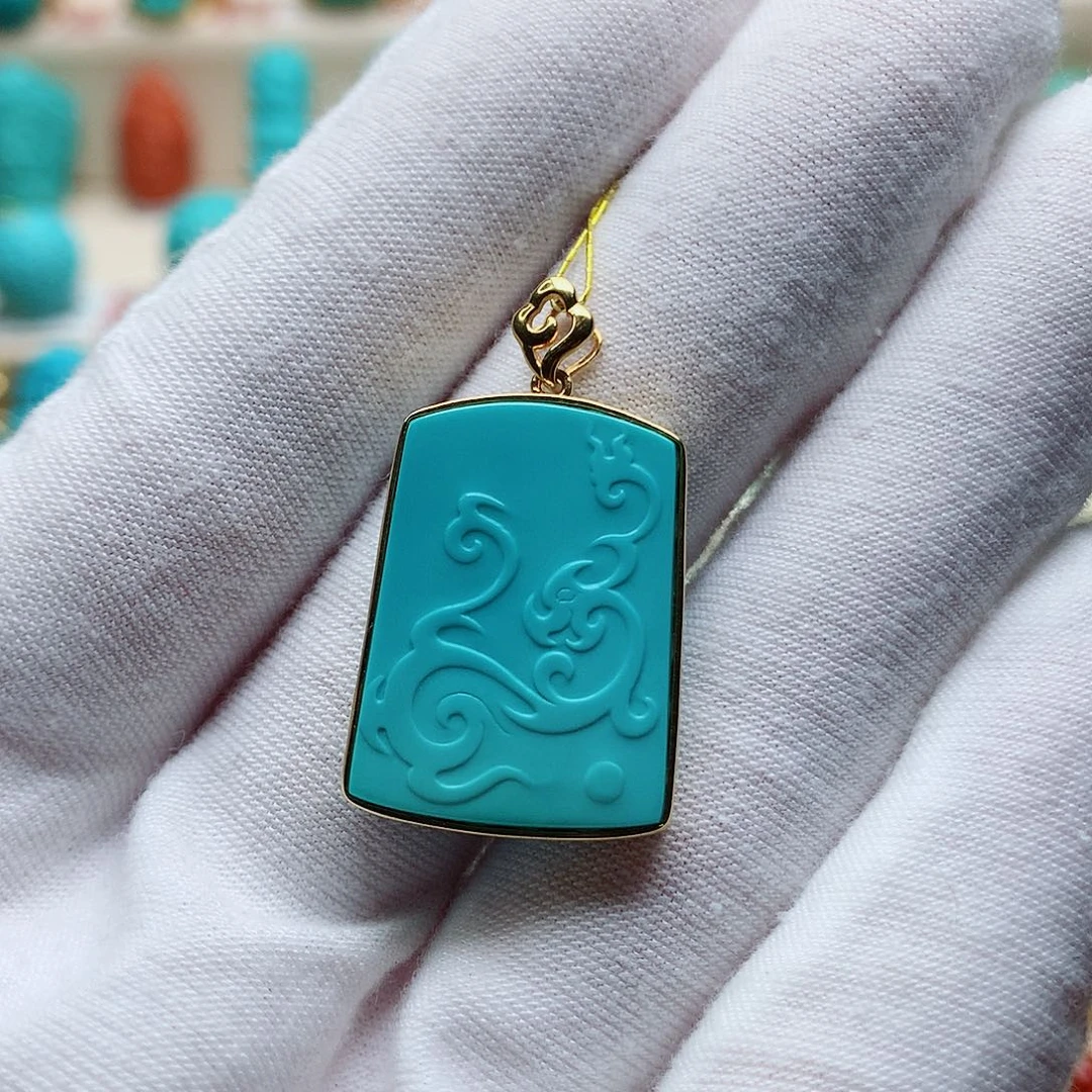 绿松石珠宝奇石未镶嵌