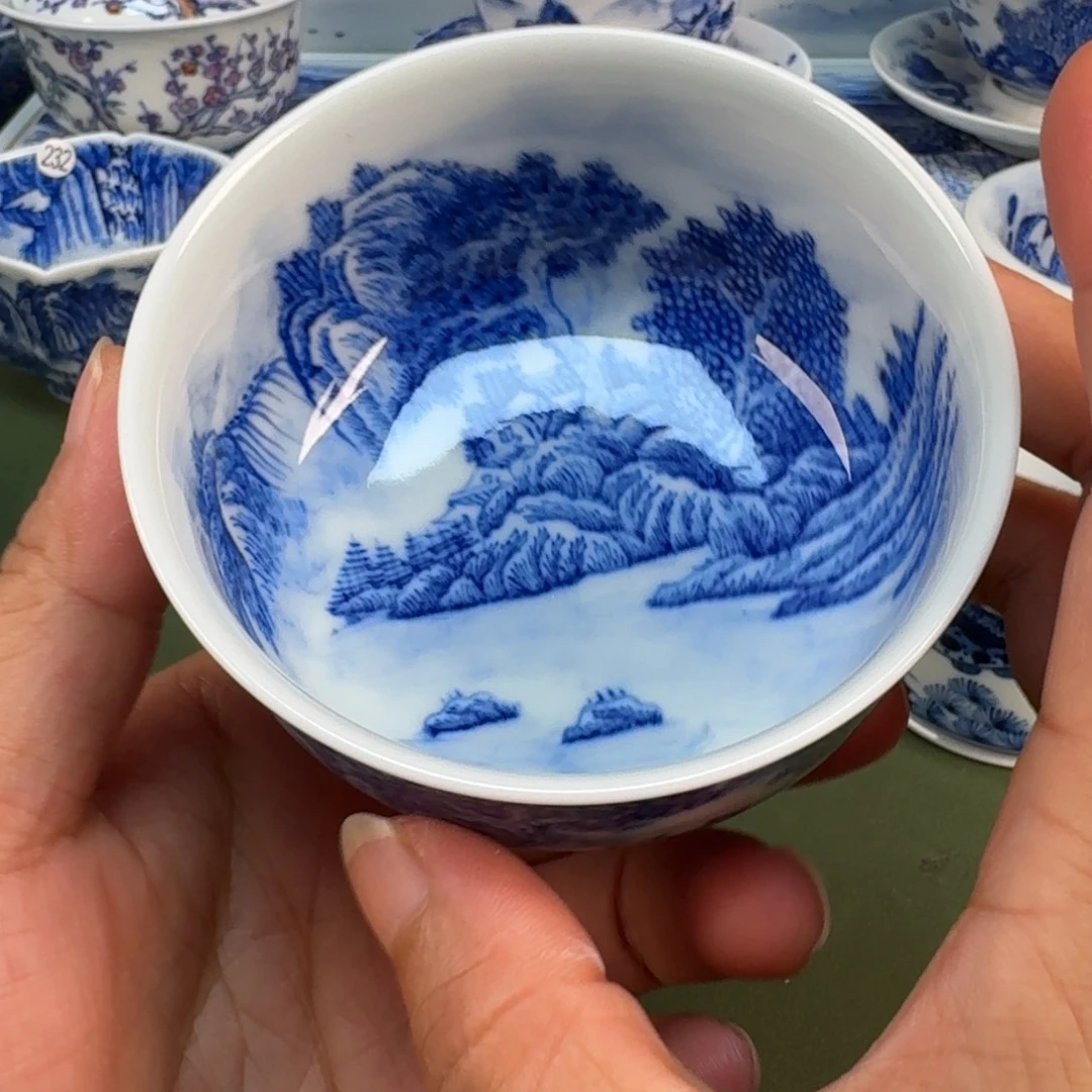 景德镇纯手绘茶具圆圆251