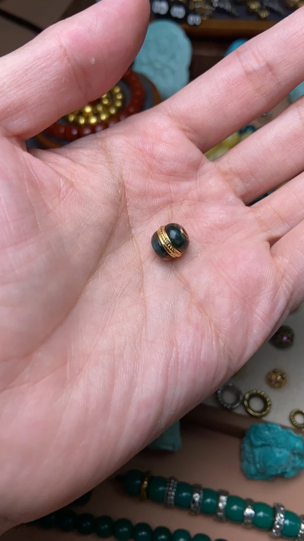 2号蓝珀一个配饰10mm