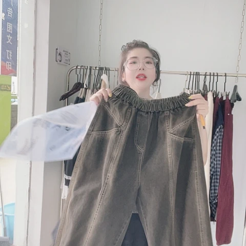 大版宽松显瘦中长款