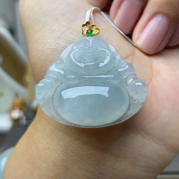 【闪购商品】颈饰18K金镶嵌翡翠36