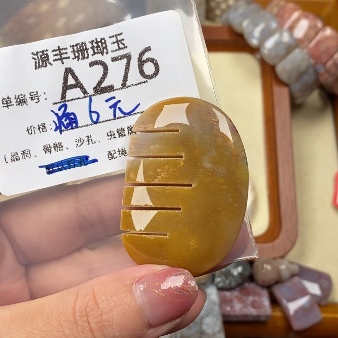 ─***⌵未镶嵌颈饰硅化玉