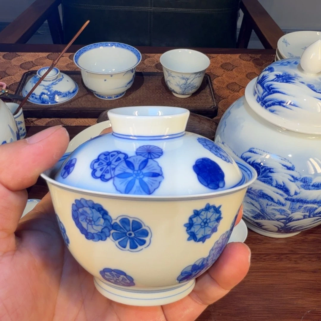 现代景德镇全手绘茶器