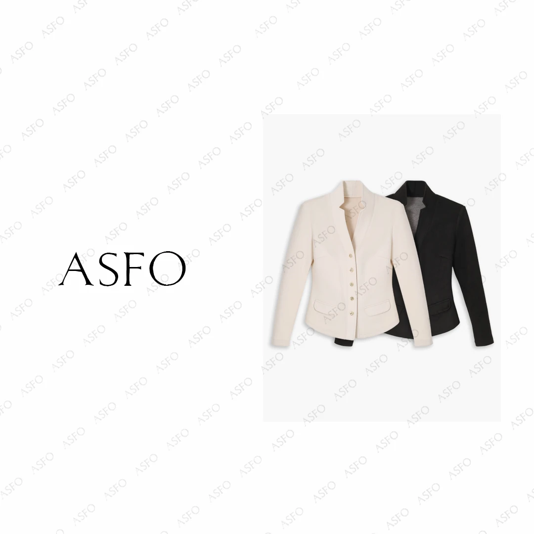 【AS羊脂玉】25新原创定制高级立领羊绒蚕丝醋酸上衣AS25DZZ04329