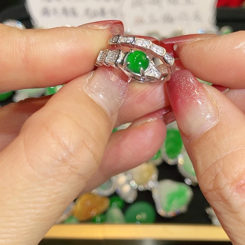 【闪购商品】未镶嵌戒指翡翠天然翡翠