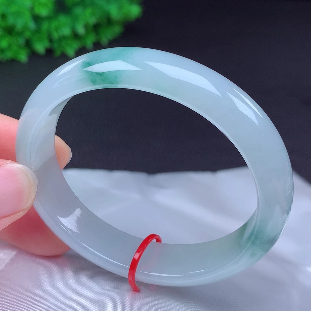 翡翠未镶嵌手镯57贵妃681202