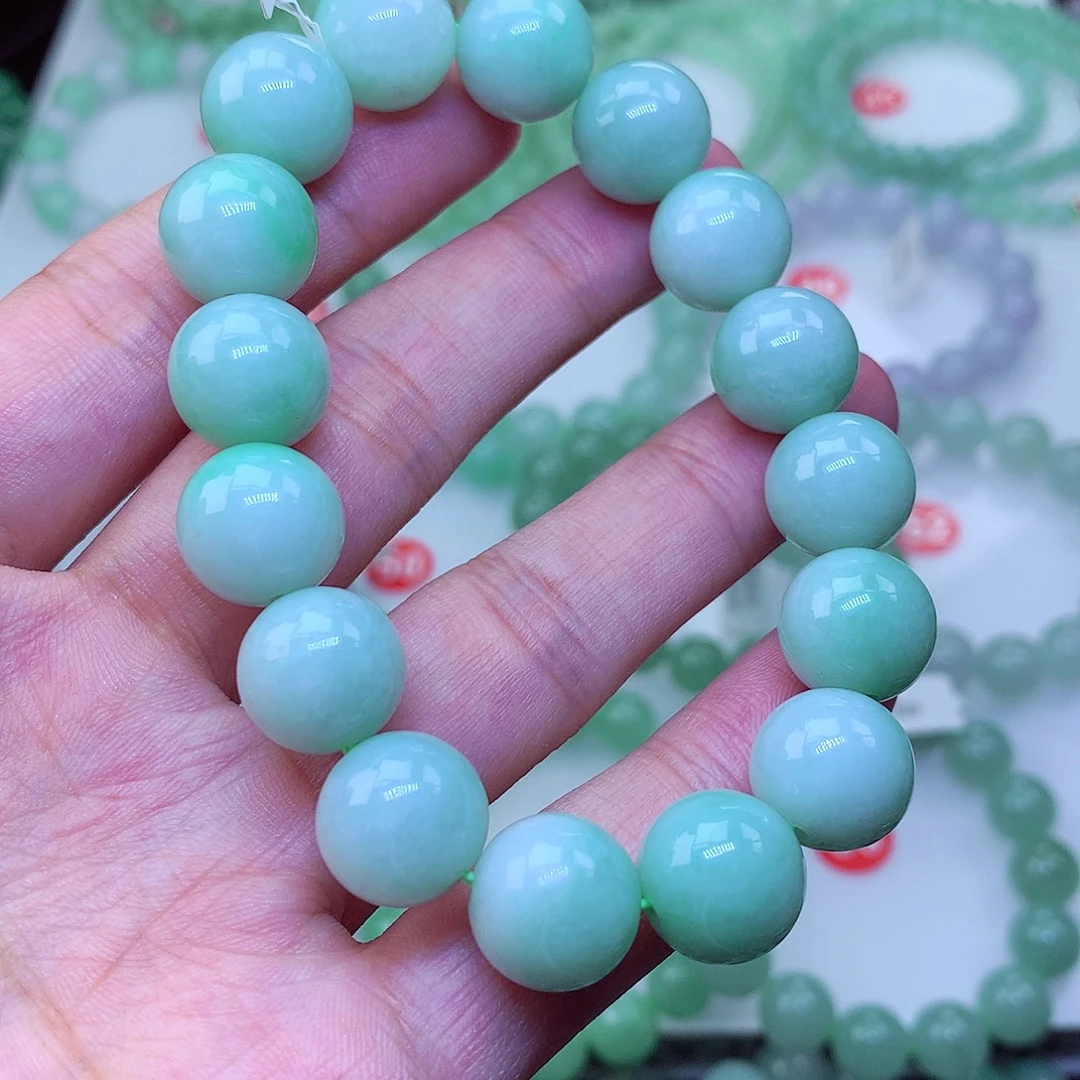 翡翠未镶嵌毛衣链卡12.9