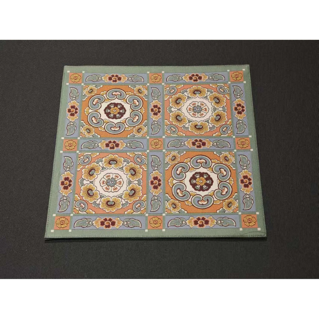 知舍·团花藻井纹茶席 茶道零配