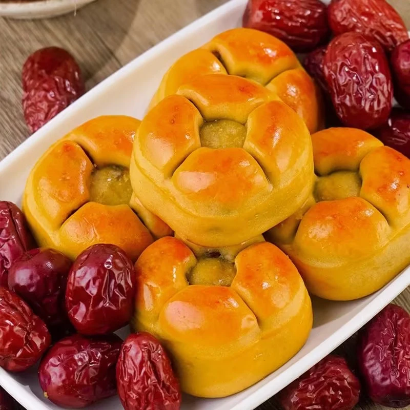 红枣山药核桃饼夹心山药粗粮糕点下午茶点心独立包装零食小吃