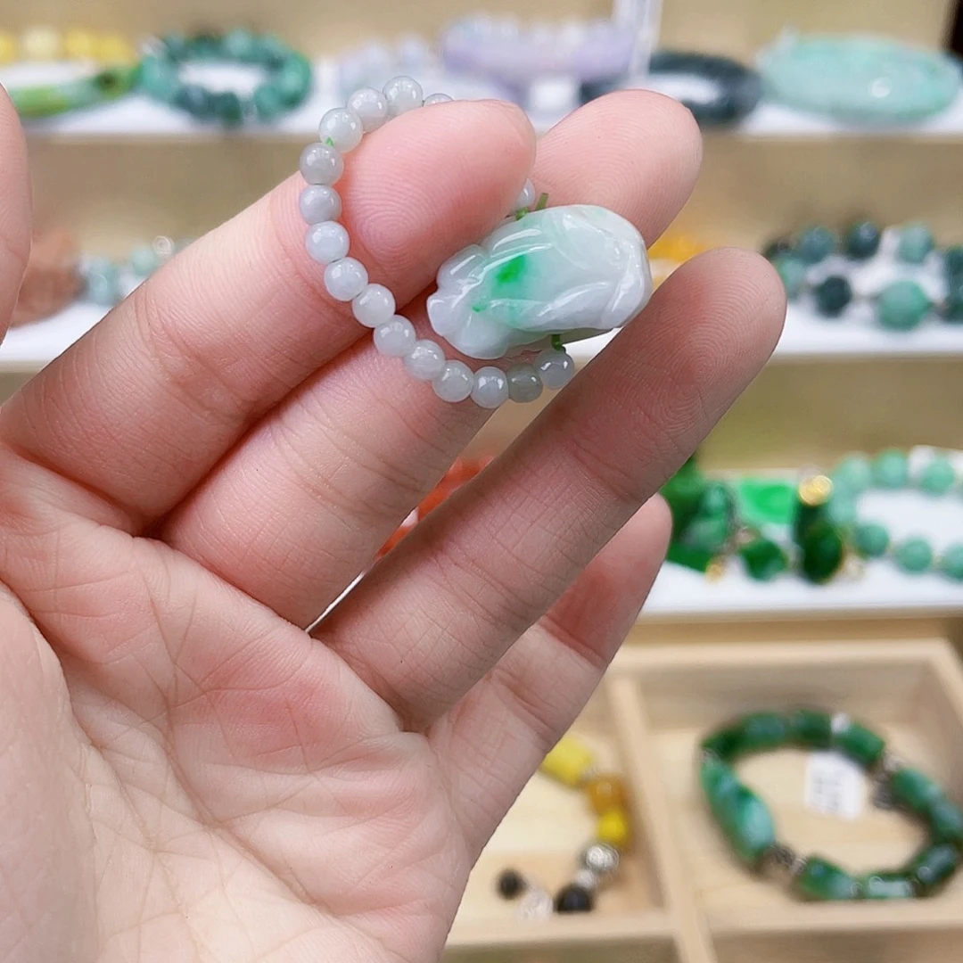 翡翠未镶嵌手链手链