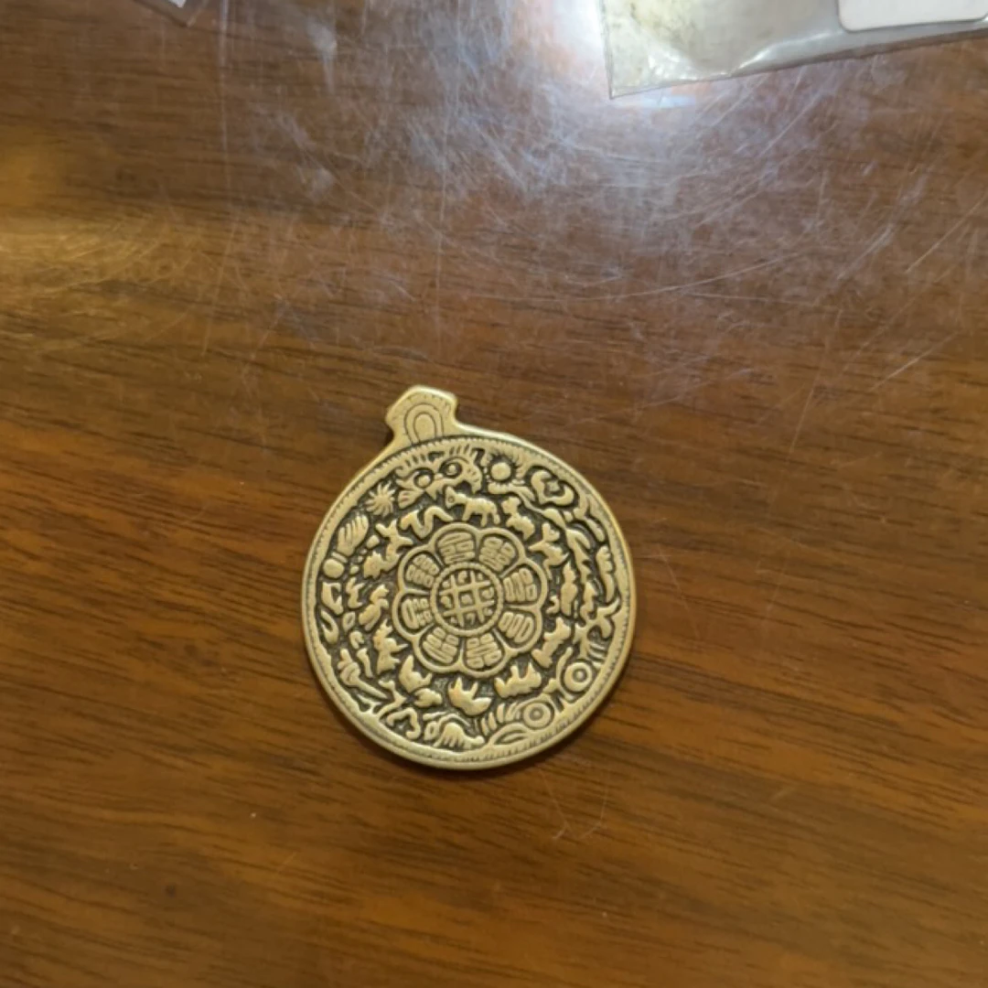 藏地密码,藏式铜杂件c39