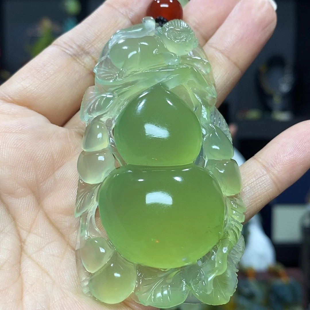 未镶嵌岫玉挂件吊坠项链