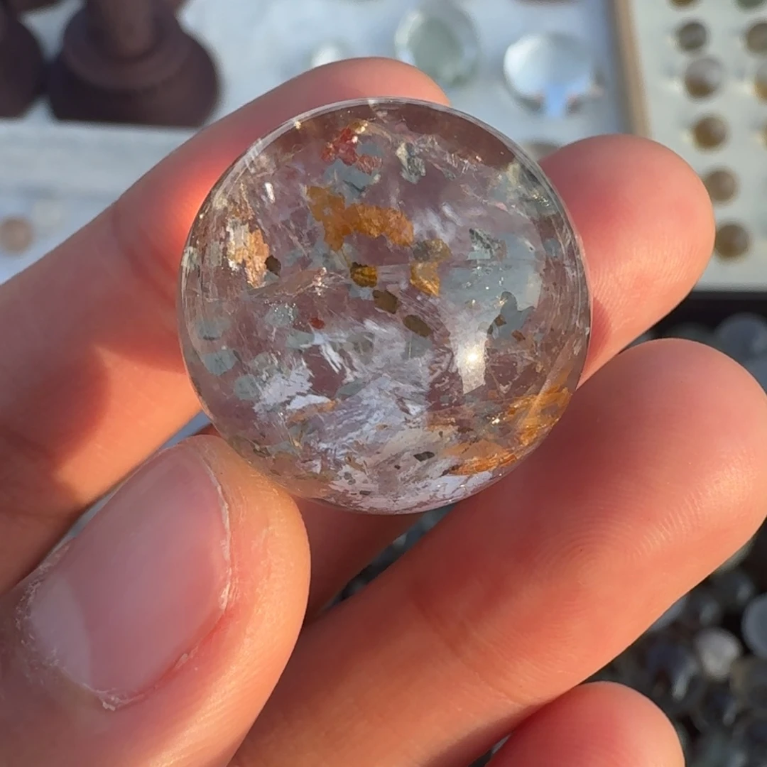 珠宝半成品水晶未镶嵌共生异乡水晶