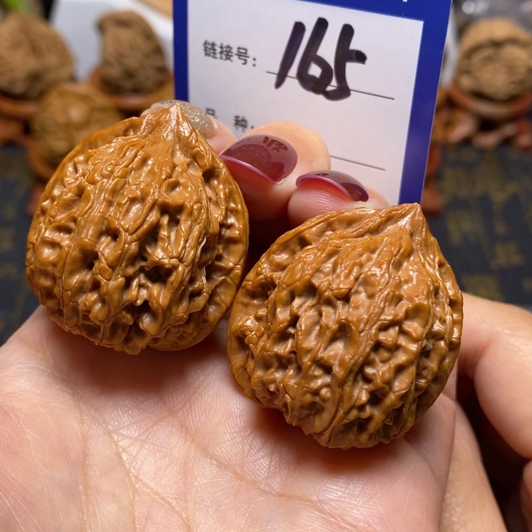 文玩核桃把件野生小众全品34。 165