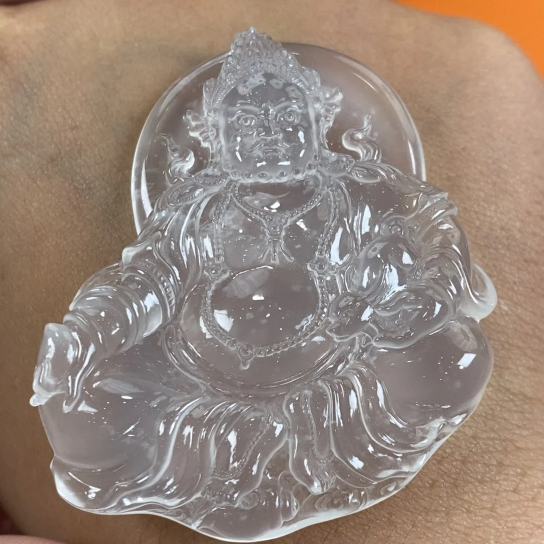 ༺***༻石英质玉未镶嵌吊坠(赠链)