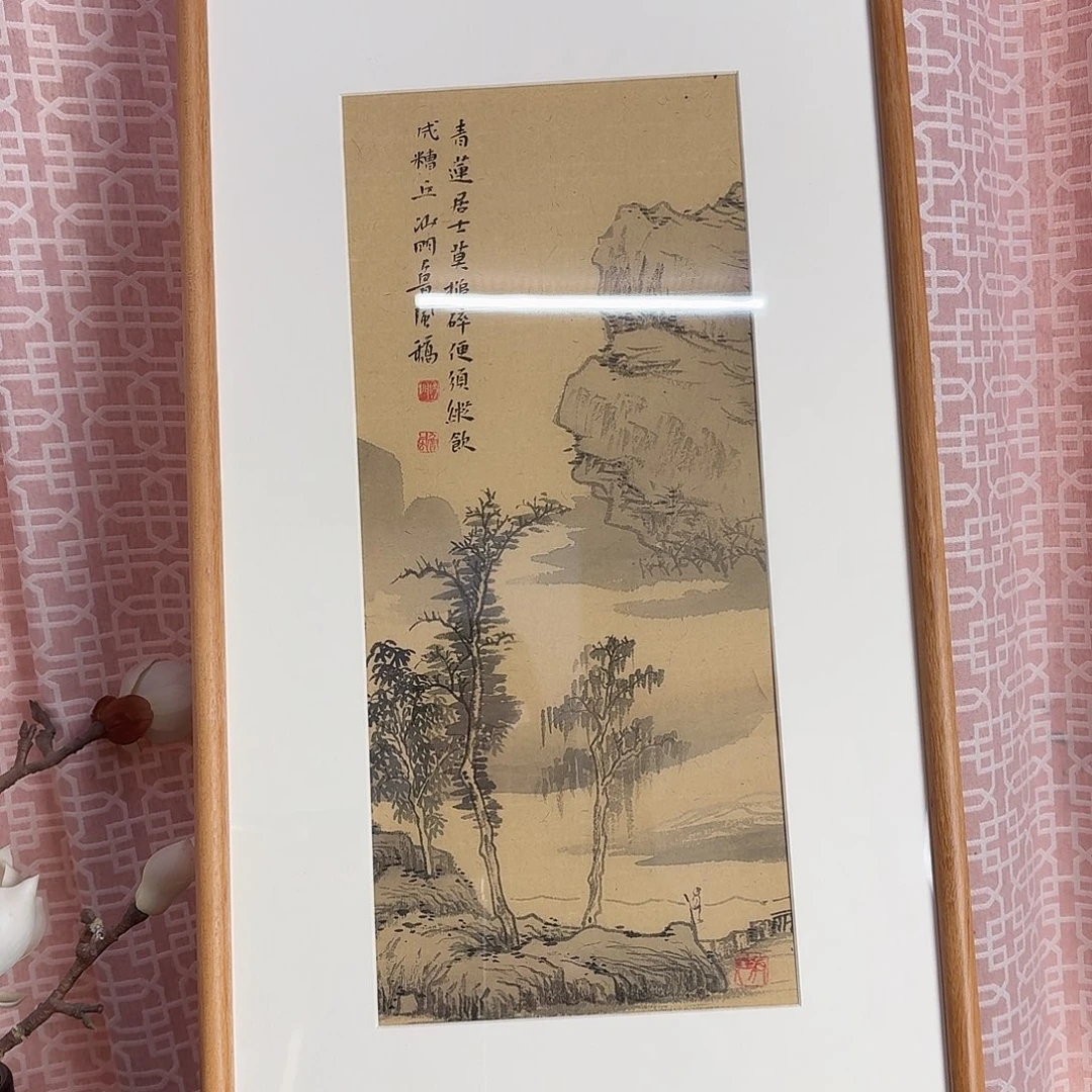 版画真人手绘作品