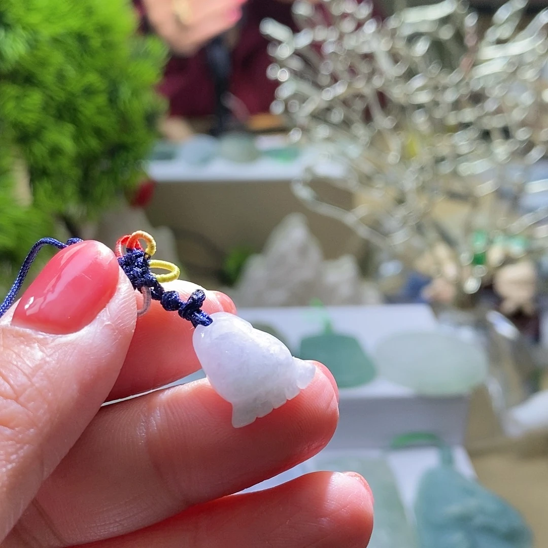 【闪购商品】翡翠颈饰未镶嵌知足常乐