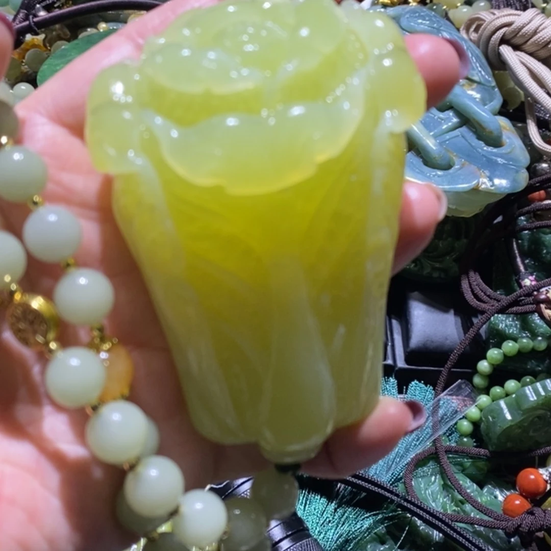 【闪购商品】岫玉毛衣链未镶嵌