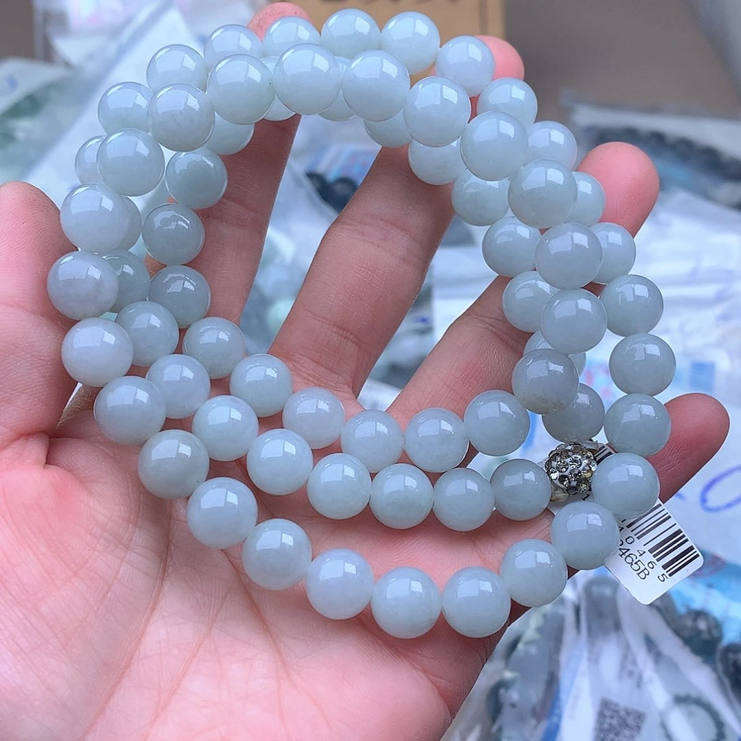 未镶嵌手串定制翡翠