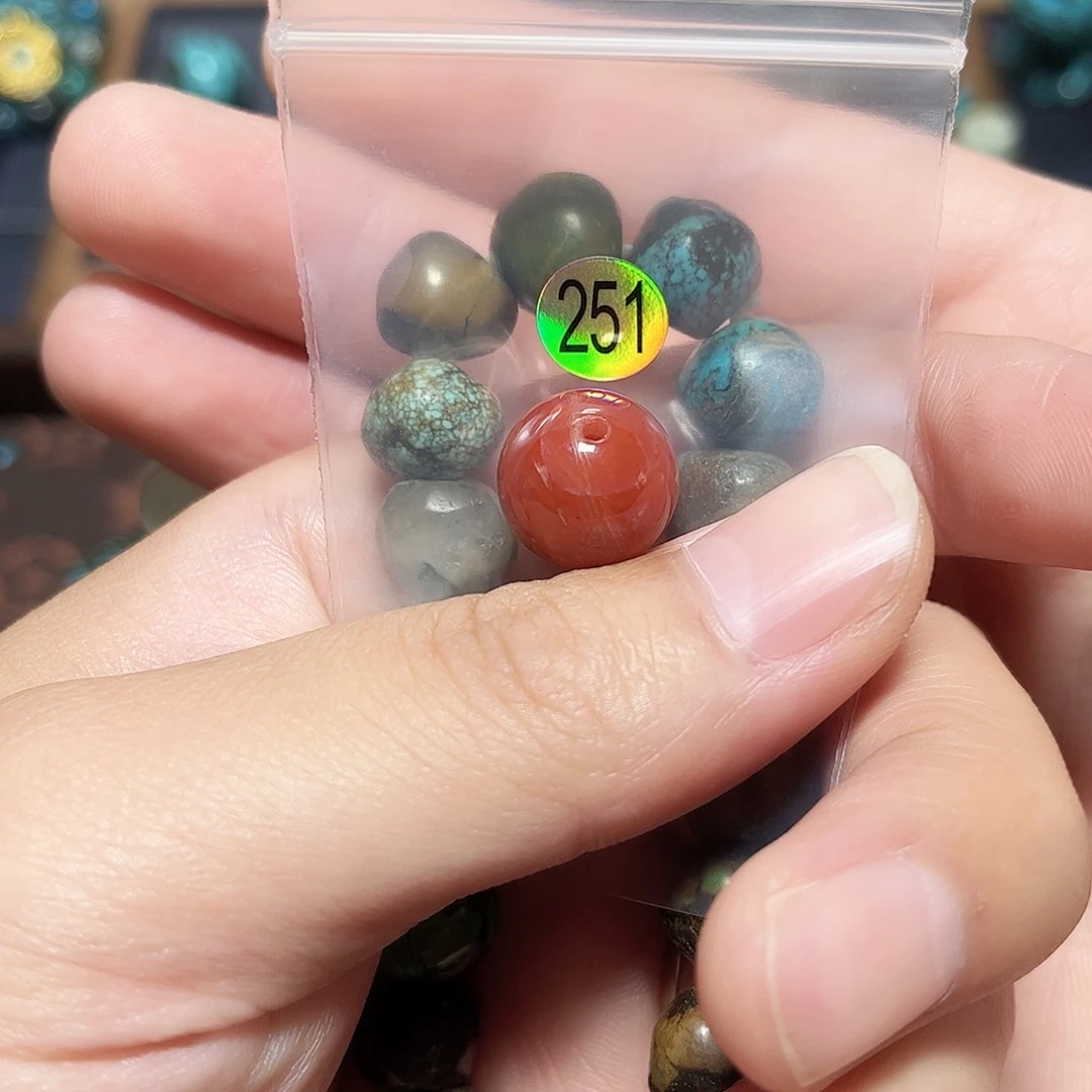 反***古未镶嵌圆珠桶珠老型手串！！玛瑙/玉髓