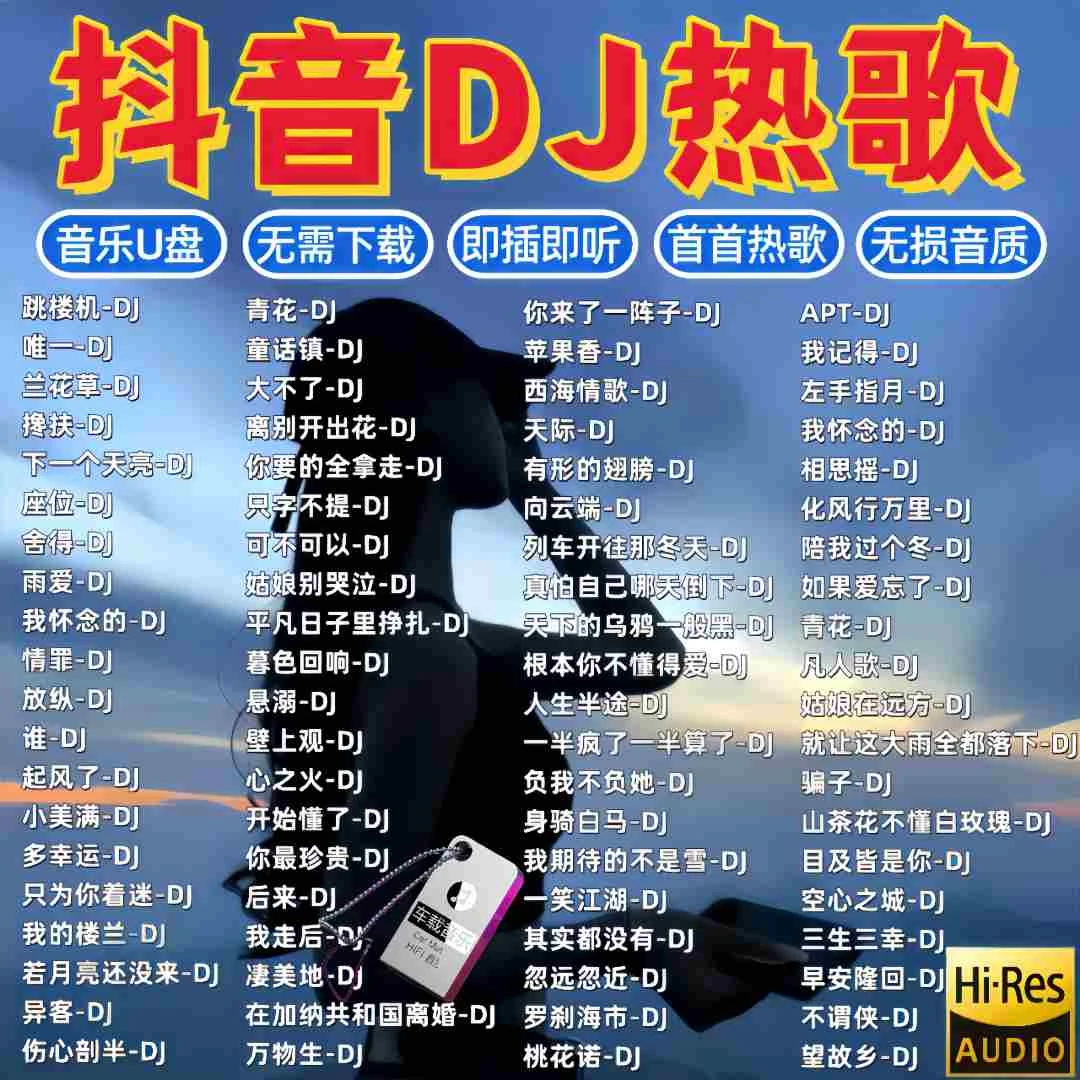 2025重低音DJ舞曲U盘超火抖音新歌中文热门dj劲爆嗨曲视频优盘MP4