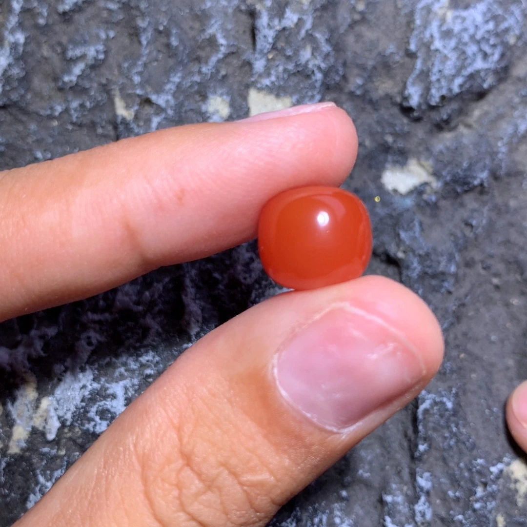 未镶嵌老型11×10南红玛瑙微微沙带