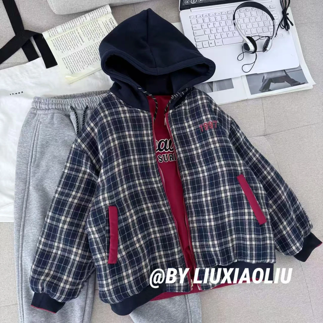 杭州六小六正版 BY LIUXIAOLIU冬季儿童双面穿外套20143