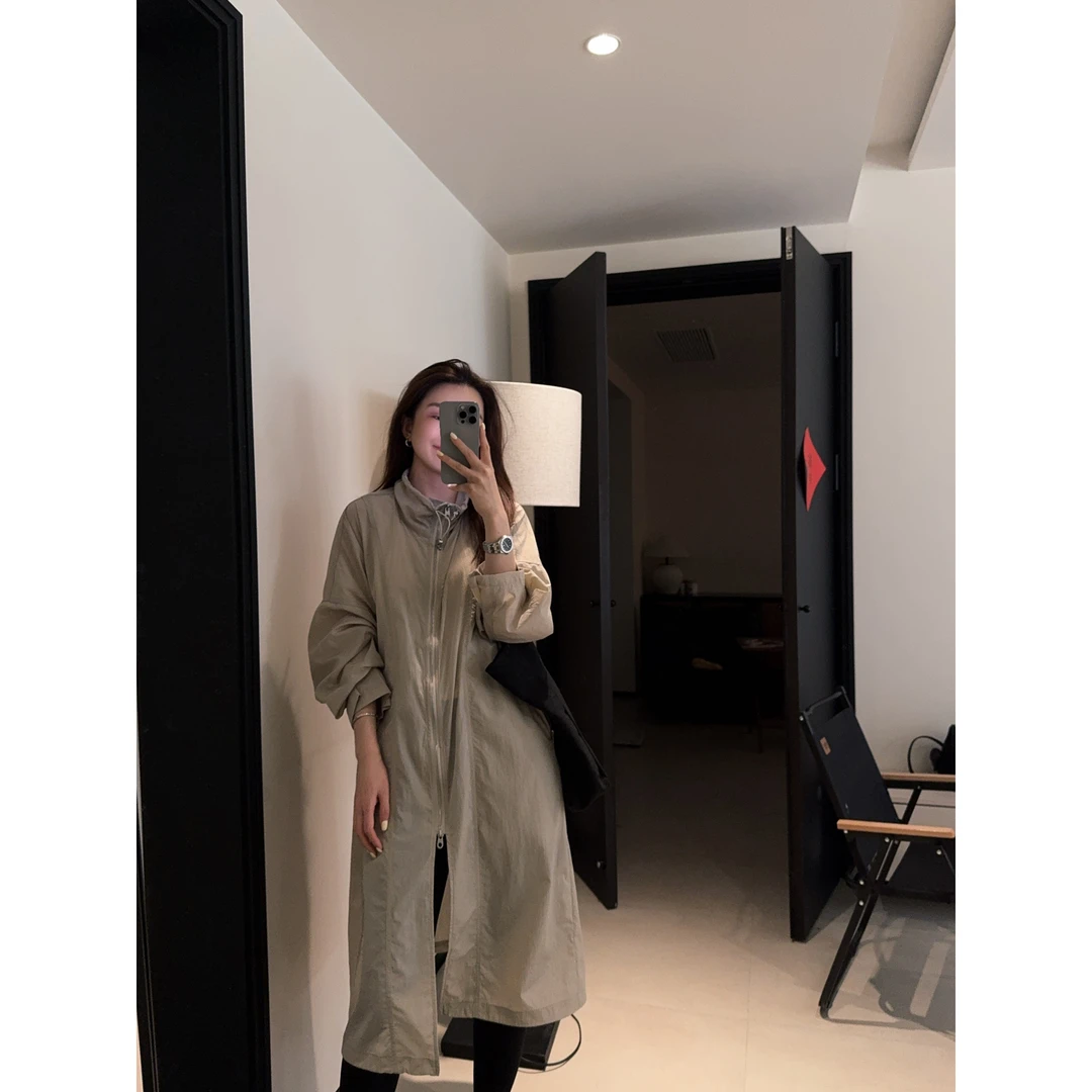 ［IAMMEIYA］-大骨架穿搭 初阳 长款防晒衣70531 不推荐机洗