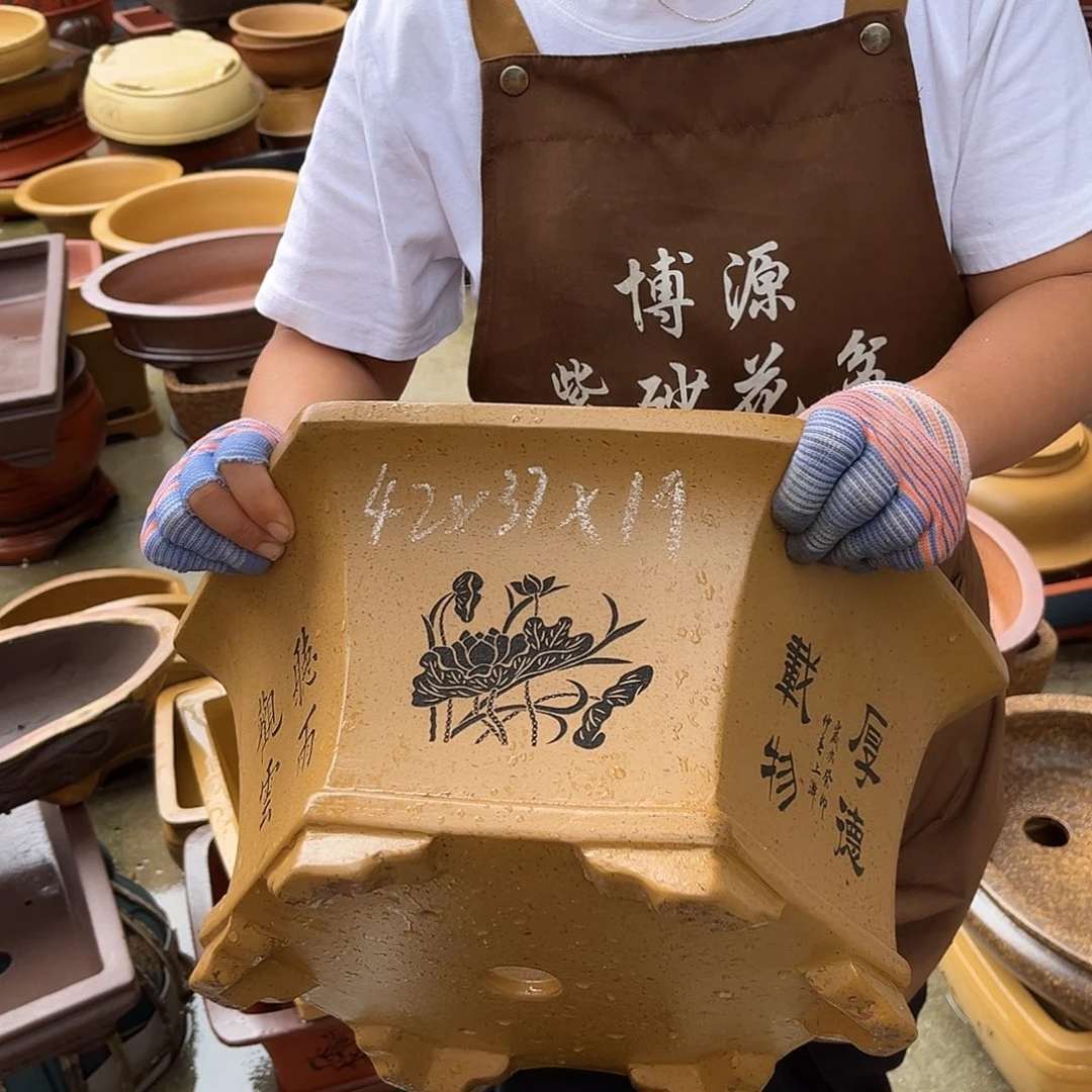紫砂花盆盆景艺术