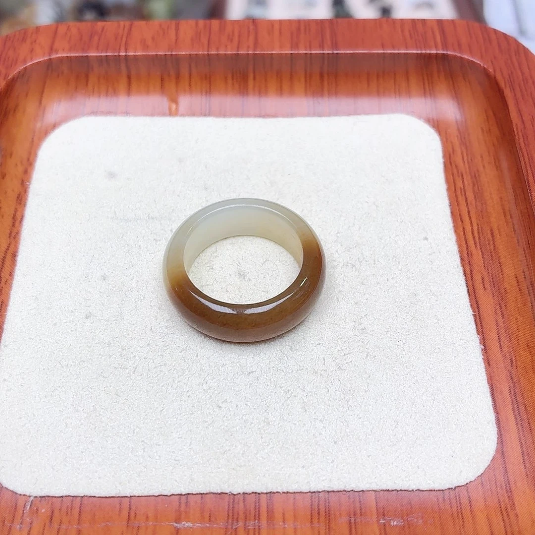 ****5和田玉未镶嵌戒圈13号➕