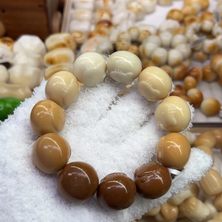 把件菩提根/象牙果11 象牙果原果雕刻渐变浮雕kt 猫微瑕