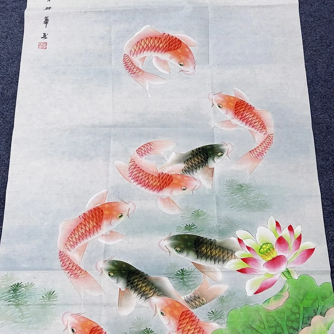国画事事顺心如意万事如意万事