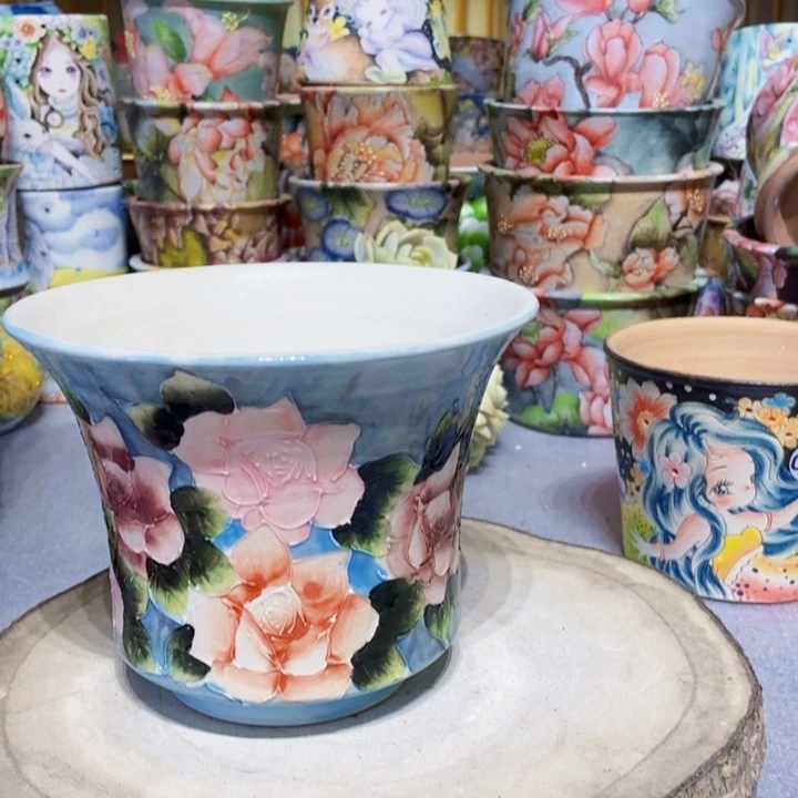 景德镇艺术手绘作品