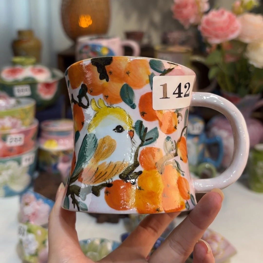 景德镇手绘高温釉下彩陶瓷茶具