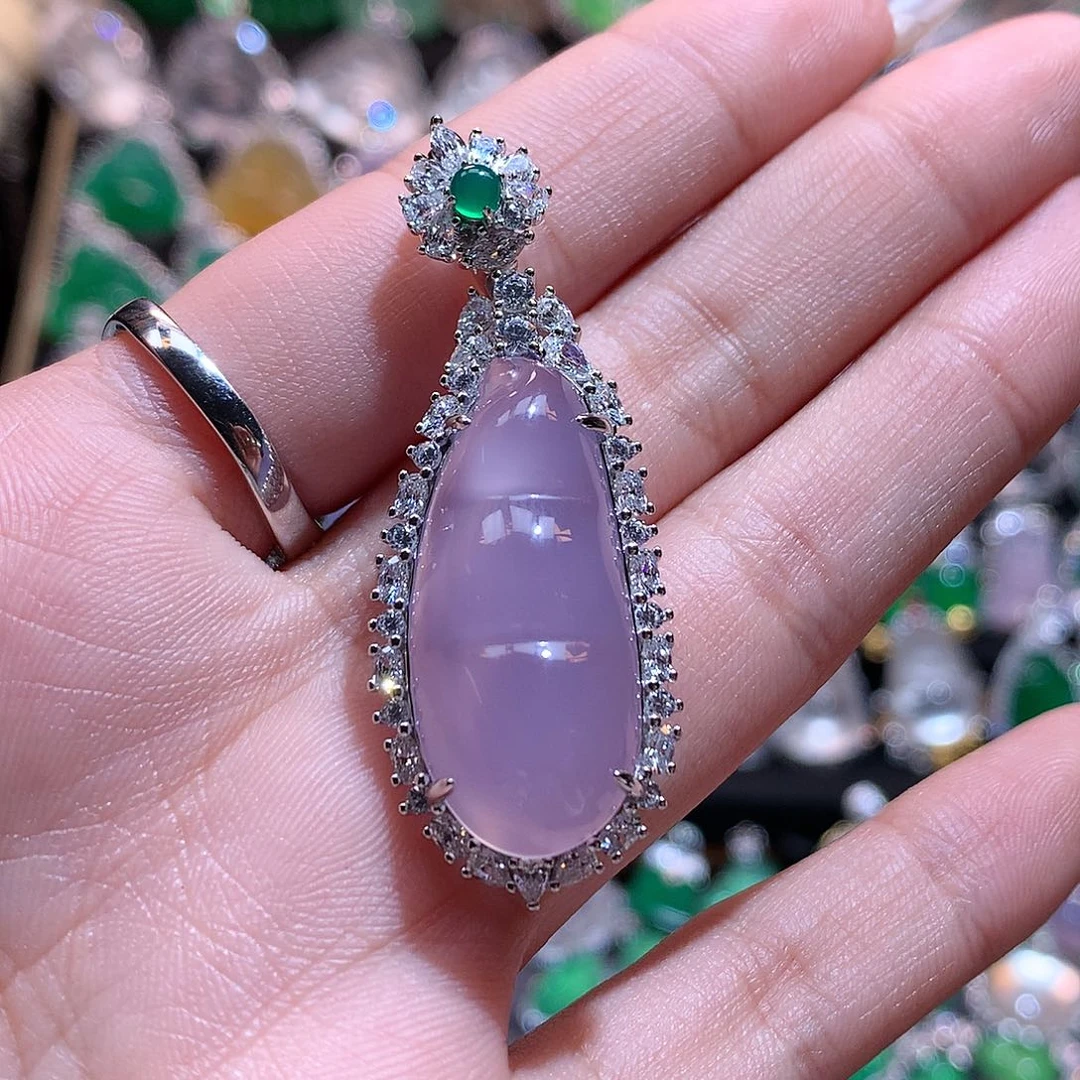 玛瑙/玉髓颈饰银S925镶嵌