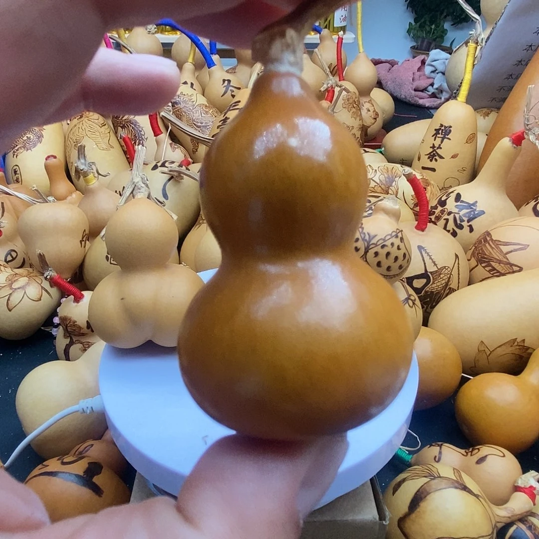 牧***一香榧木葫芦工艺品