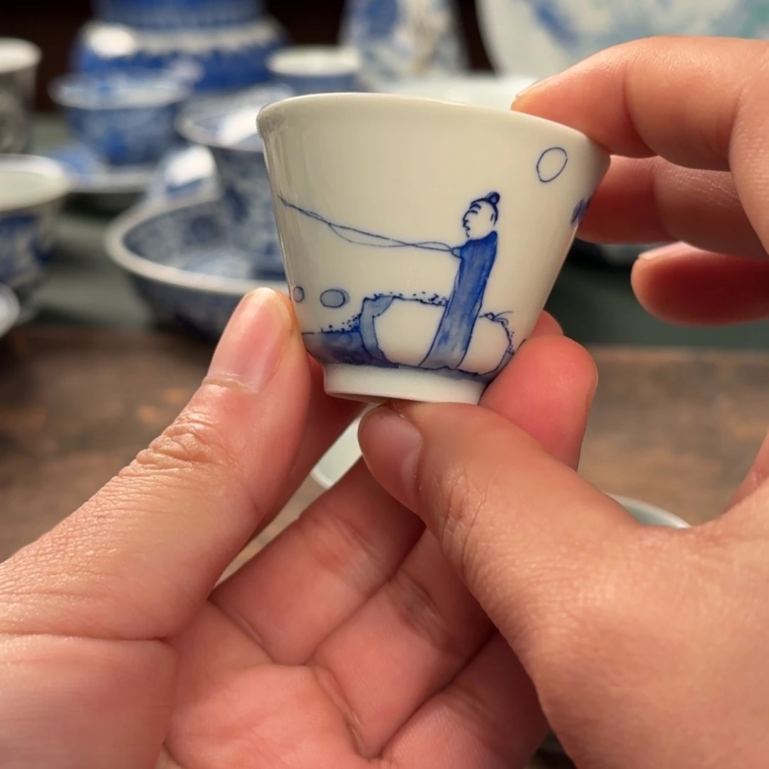 纯手工手绘陶瓷茶具