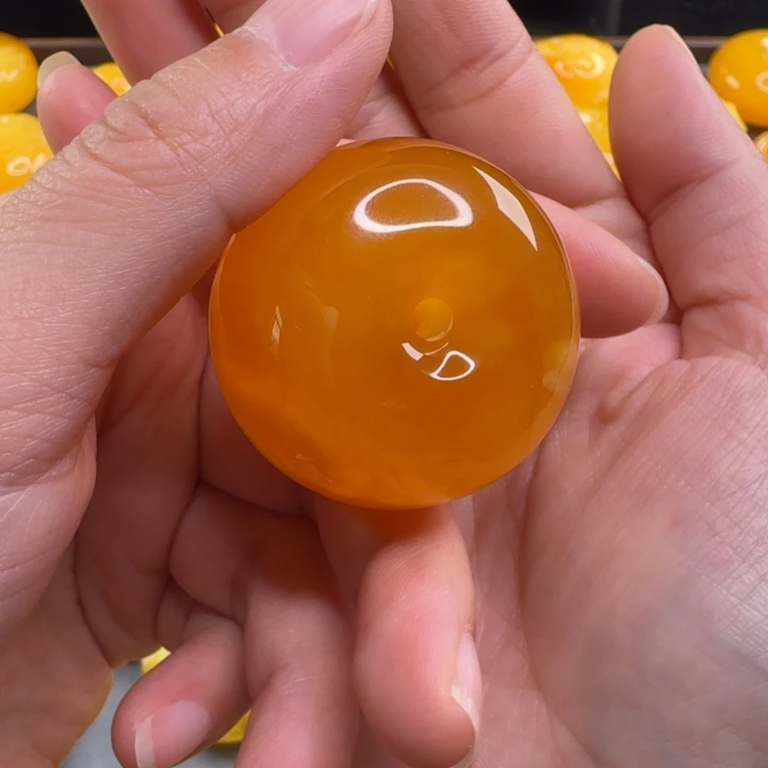 蜜蜡毛衣链未镶嵌