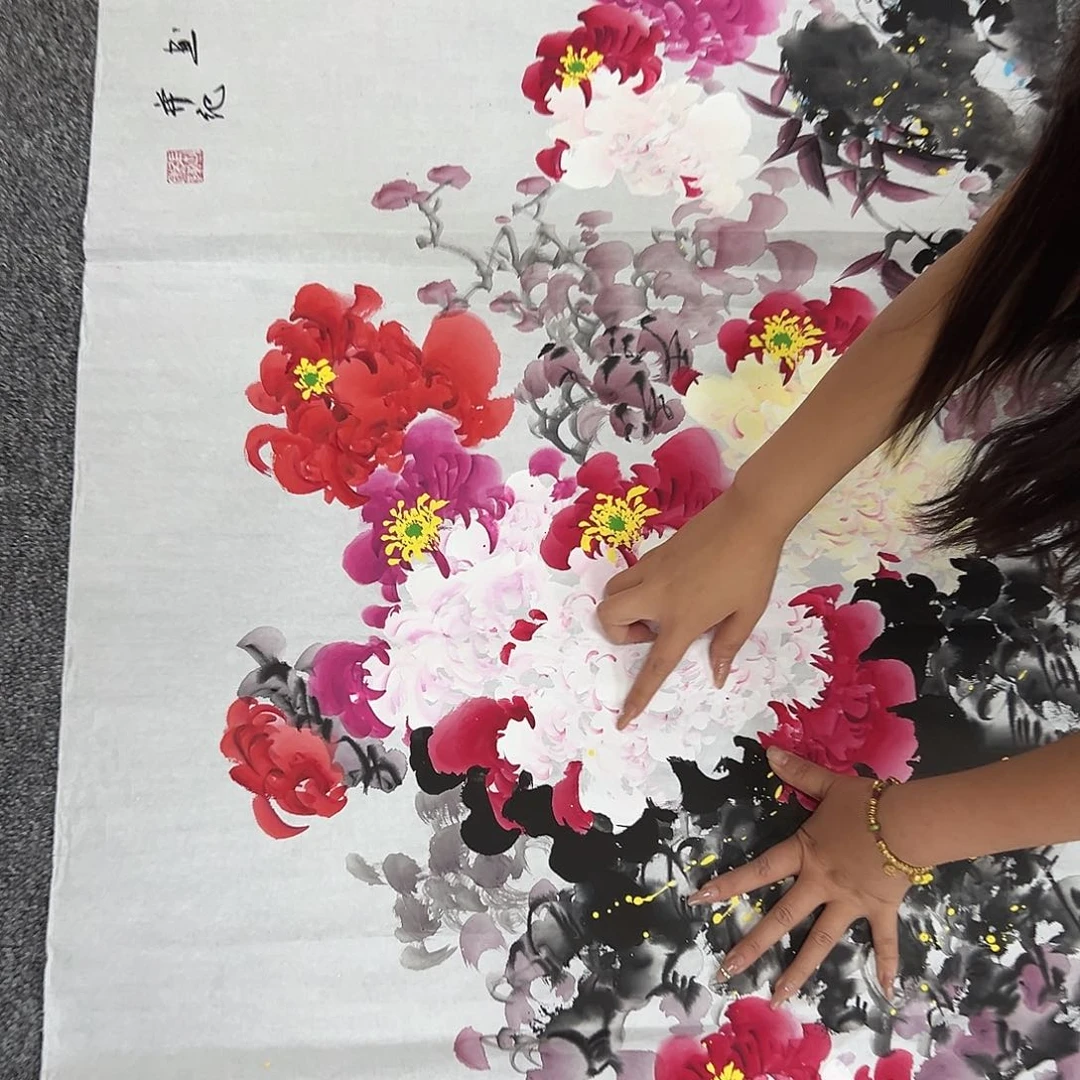 国画纯手绘国画作品艺术
