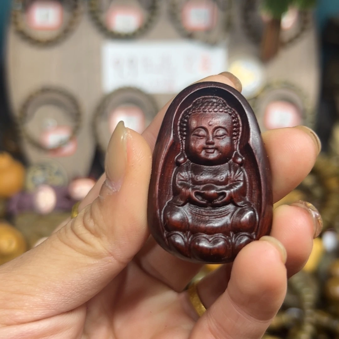 维腊木（绿檀）无事牌