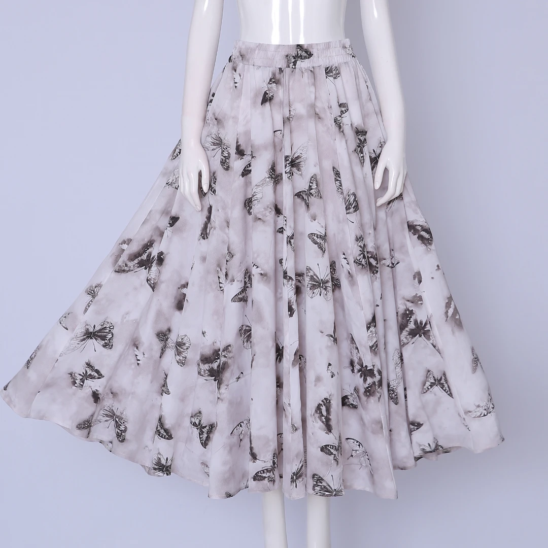 海云丹斯⑤1025新中式国风夏装新款中长半身裙