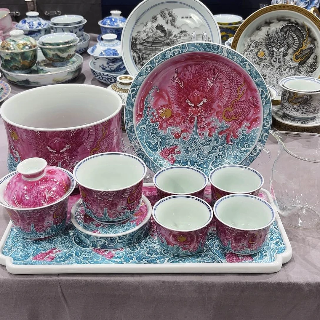 瓷片景德镇手工茶具