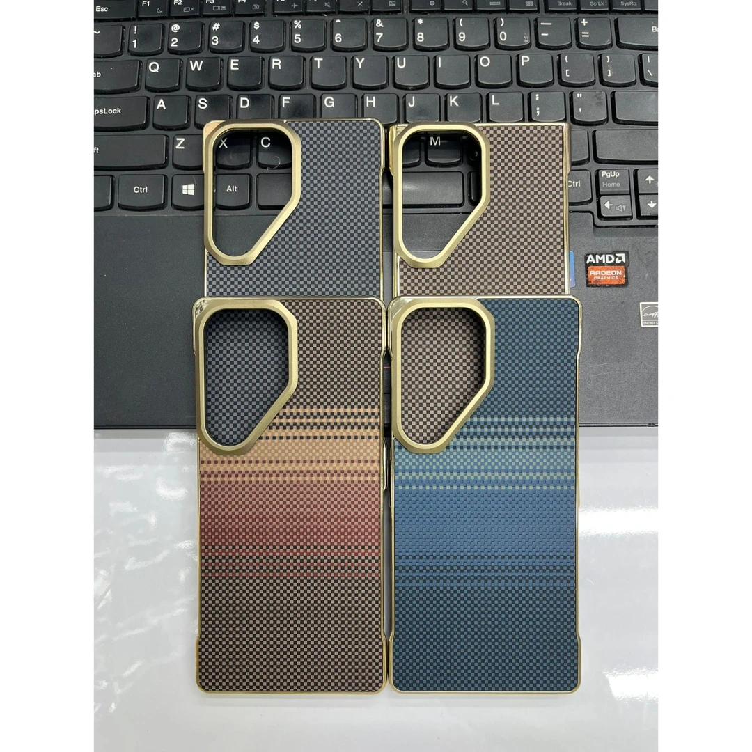 凯夫拉适用三星s25ultra手机壳轻薄防摔凯夫拉无边框电镀S24ultra