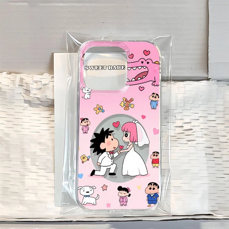 满屏小新求婚适用苹果13手机壳软iphone16pro/15小米vivo华为oppo